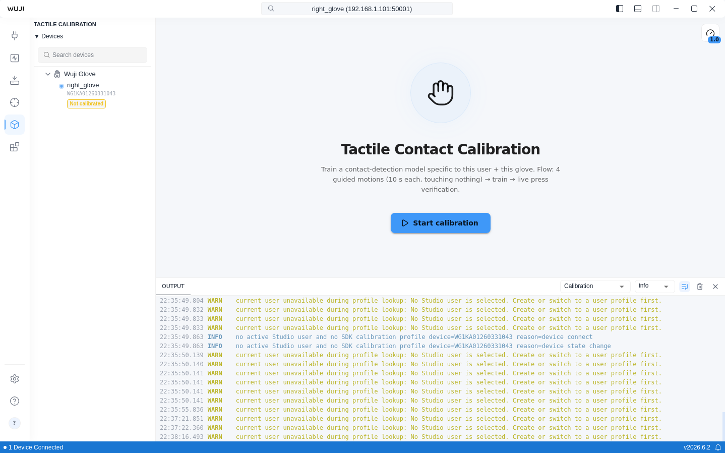 Calibration home